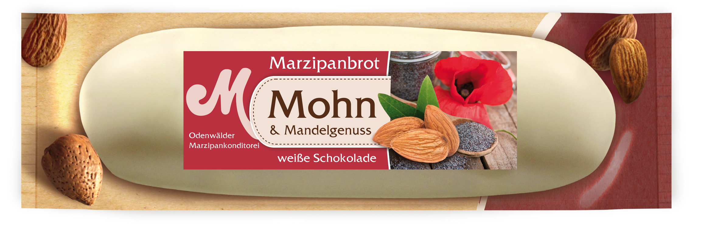 Mohn Marzipanbrot