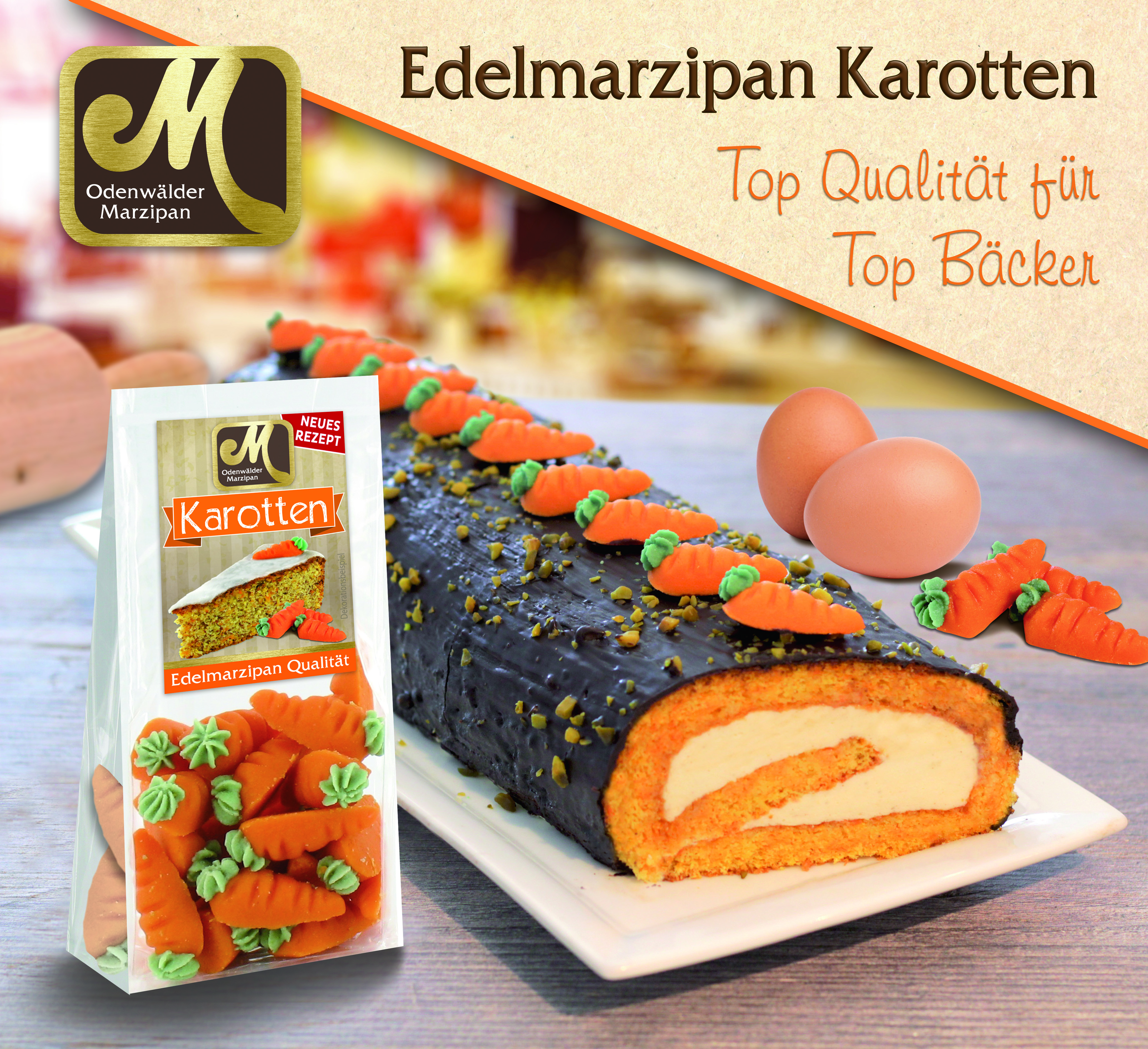 Edelmarzipan-Karotten
