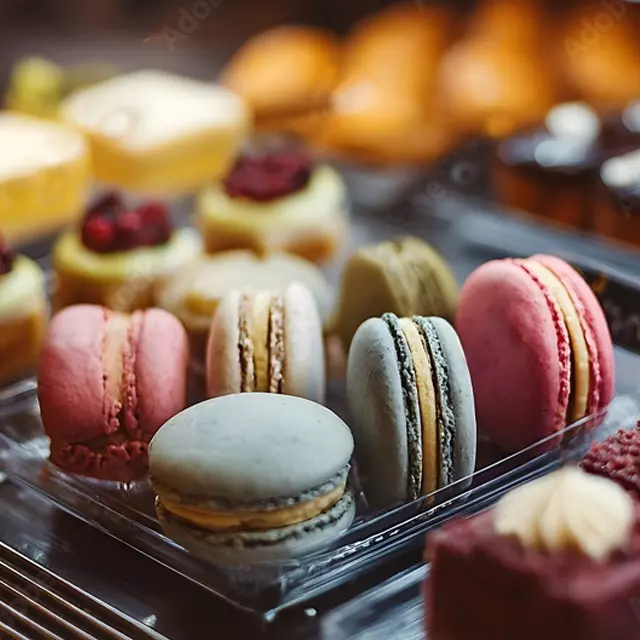 Macarons und andere Gebäcke